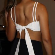 Top Matisse Blanco Foto Trasera Cercana
