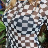 Mesh Top Cuadros B&W 2