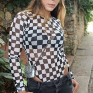 Mesh Top Cuadros B&W 3