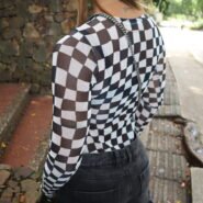 Mesh Top Cuadros B&W 3