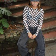Mesh Top Cuadros B&W 4
