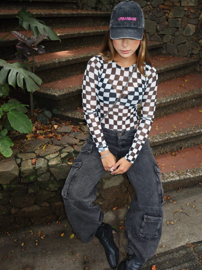 Mesh Top Cuadros B&W 4