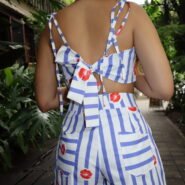 Short Grecia Blue Stripes 2